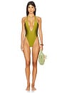 view 1 of 3 Find Me One Piece in Olive Green