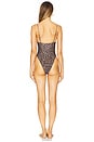 view 3 of 3 Craze One Piece in Brown Leopard