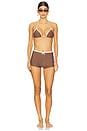 view 4 of 4 HARRIET 반바지 in Brown & Pink