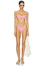 view 4 of 5 BAS DE MAILLOT DE BAIN RAE in Pink Gingham
