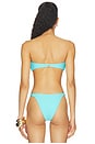 view 3 of 4 Sapphire Top in Aqua Blue