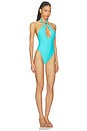 view 2 of 3 MAILLOT DE BAIN 1 PIÈCE SAPPHIRE in Aqua Blue