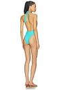 view 3 of 3 MAILLOT DE BAIN 1 PIÈCE SAPPHIRE in Aqua Blue
