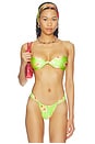 view 1 of 4 Adore You Top in Green & Peach Floral