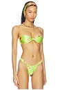 view 2 of 4 Adore You Top in Green & Peach Floral