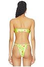 view 3 of 4 Adore You Top in Green & Peach Floral