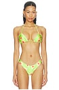 view 1 of 4 Diaz Top in Green & Peach Floral