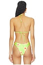 view 3 of 4 Diaz Top in Green & Peach Floral