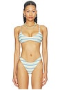 view 1 of 5 Rudi Top in Teal & Yellow Multi Stripe