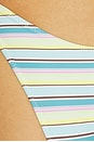view 6 of 6 BRAGUITA ARINA  in Teal & Yellow Multi Stripe