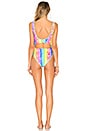 view 3 of 3 New Wave One Piece in Neon Rainbow