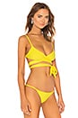 view 2 of 4 Tied Up Top in Yellow