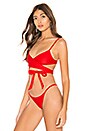 view 2 of 4 HAUT DE MAILLOT DE BAIN TIED UP in Bright Red