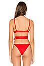 view 3 of 4 HAUT DE MAILLOT DE BAIN TIED UP in Bright Red