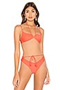 view 1 of 4 TOP BIKINI TULIP in Hot Coral