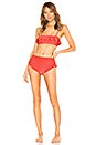 view 4 of 4 HAUT DE MAILLOT DE BAIN ANGA in Salmon