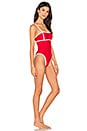 view 2 of 3 Twiggy One Piece in Red & White