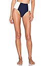 view 1 of 4 BAS DE MAILLOT DE BAIN WRAP IT UP in Navy & Ivory