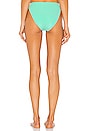 view 3 of 4 BAS DE MAILLOT DE BAIN TAILLE HAUTE SHOUT in Mint