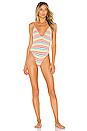view 1 of 3 Sundeck One Piece in Rainbow Stripe