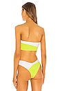 view 3 of 4 HAUT DE MAILLOT DE BAIN IBIZA in Chartreuse Palm