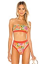 view 1 of 4 Little Me Bikini Top in Tangerine Floral