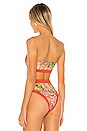 view 3 of 4 Little Me Bikini Top in Tangerine Floral