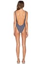 view 3 of 5 Vis-Tie One Piece in Navy & White Stripe