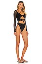 view 2 of 3 Nichelle One Piece in Black