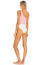 view 3 of 4 Freedom One Piece in Pink & White