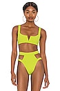 view 1 of 4 TOP BIKINI AIKEN in Lime