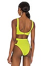 view 3 of 4 TOP BIKINI AIKEN in Lime