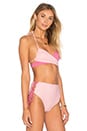 view 2 of 4 TOP BIKINI SANDY in Pink Colorblock