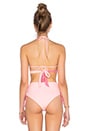 view 3 of 4 TOP BIKINI SANDY in Pink Colorblock
