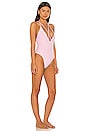 view 2 of 3 Adrift One Piece in Blush Pink & White