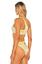 view 3 of 4 HAUT DE MAILLOT DE BAIN ELISA in Maize Yellow Tie Dye