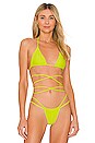 view 1 of 4 HAUT DE MAILLOT DE BAIN TRIPPIN DAISYS in Lime Green