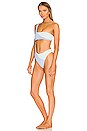 view 3 of 5 Catcha Wave One Piece in Blue Seafoam