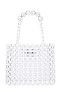 view 1 of 4 Carrie Beaded Purse in Clear