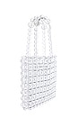 view 3 of 4 Carrie Beaded Purse in Clear