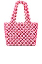 view 1 of 4 Meggy Beaded Purse in Pink