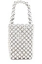 view 2 of 4 Thea Beaded Bucket Bag in Silver