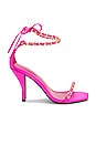view 1 of 5 Chain Sandal in Electric Pink
