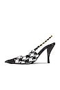 view 5 of 5 CHAIN スリングバック in Houndstooth