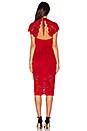 view 4 of 5 VESTIDO MIDI AFFINITY in Scarlet