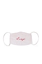 view 3 of 4 I Miss You Protective Face Mask in White