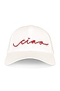view 2 of 3 Ciao Hat in White & Red