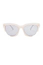 view 2 of 4 LUNETTES DE SOLEIL GRAY in Cream & Mirrored Blue