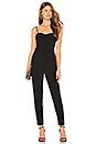 view 2 of 4 Sweetheart Neckline Jumpsuit in Black