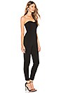 view 3 of 4 Sweetheart Neckline Jumpsuit in Black